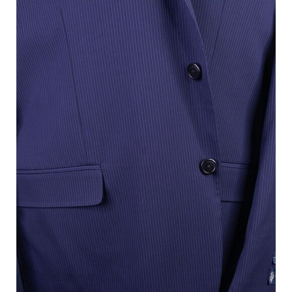 NWT US Polo ASSN Stretch Blue Navy Striped Blazer Sport Coat Jacket 50R Suits - Picture 5 of 15
